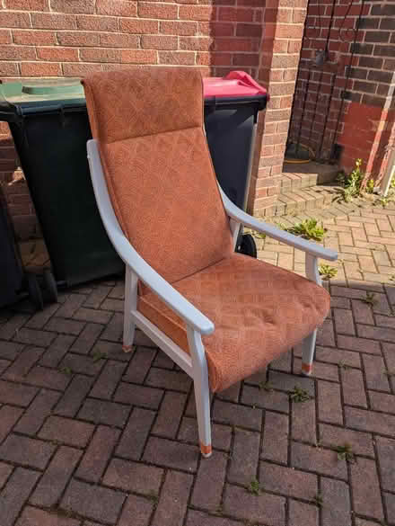 Photo of free Orange cloth chair (Rawmarsh, S62) #2