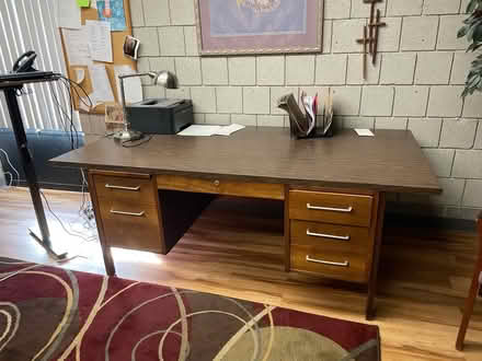Photo of free Office Desk - Very Good Condition (Melrose Center) #1