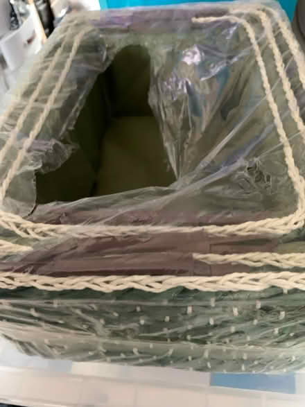 Photo of free Set of 3 Green Baskets (Bishop Auckland DL14) #1