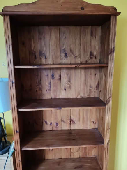 Photo of free Old bookcase (Lower Mains FK14) #1