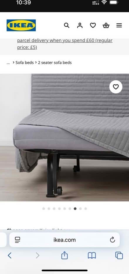 Photo of free IKEA Sofa Bed (Camden Town NW1) #3