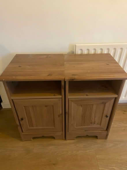 Photo of free X2 bedside tables (Bingley BD16) #1