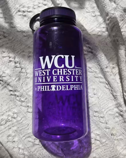 Photo of free West Chester U. (WCU) Water Bottle (Southwest Center City (GradHo)) #1