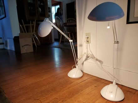 Photo of free 2 flexible lamps, white (Ravenna) #2