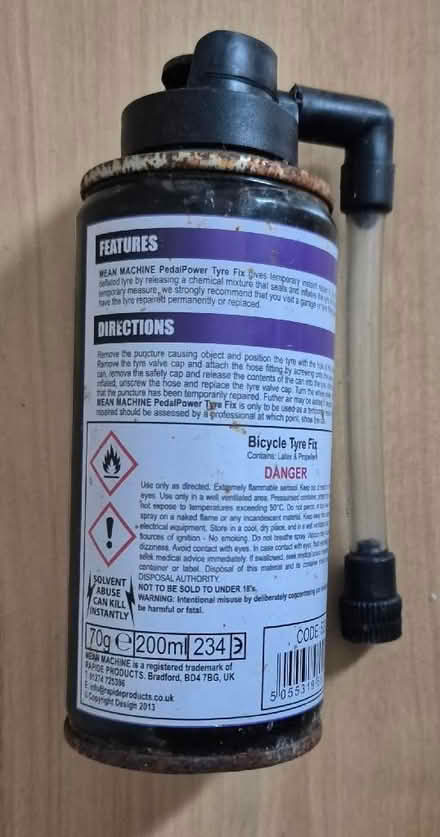 Photo of free Bike tyre puncture repair fix (Ilford IG1) #2