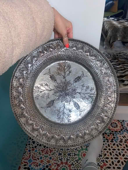 Photo of free Decorative silver plate (Salendine nook) #1