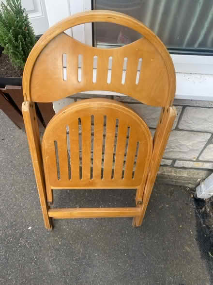 Photo of free Wooden folding chair (BH9) #2