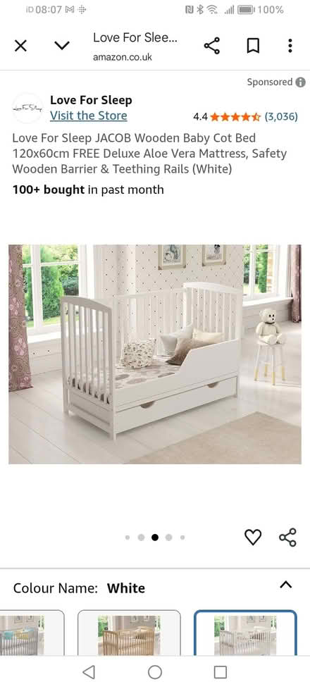 Photo of free Cot bed (Lower Morden SM4) #2