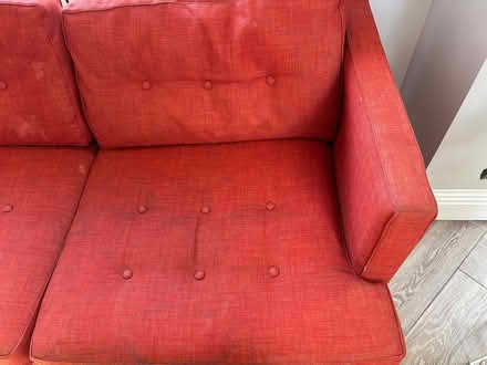 Photo of free West Elm Red Sofa (SG6) #4