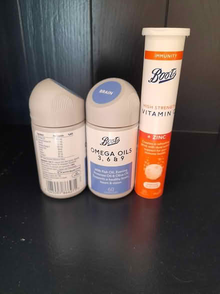 Photo of free UNOPENED fish oil & vit C (Dun Laoghaire A96) #1