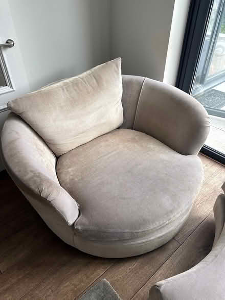 Photo of free Two seater rotating sofa arm chair (Poole) #3