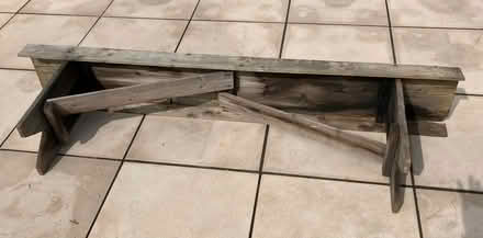 Photo of free Wooden garden bench (Shandon EH11) #2