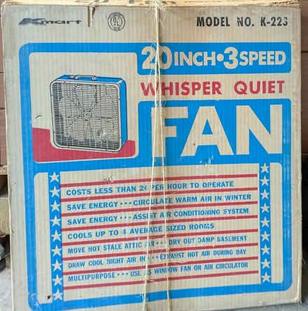 Photo of free Quiet old 3 speed fan (Btwn DeAnza Collg&Home Depot) #1