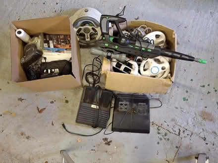 Photo of free 2 boxes of game controllers etc (South Croydon CR2) #1