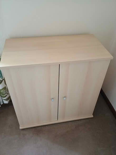 Photo of free Two door cupboard Unit 75cm wide x 39cm deep x 76.5cm high (St. Georges TF2) #2