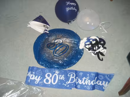 Photo of free 80th Birthday decorations (Barming ME16) #1
