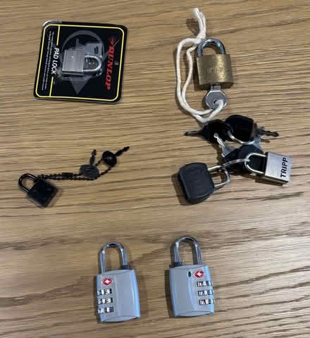 Photo of free padlocks for suitcases - with keys (Patcham BN1) #1