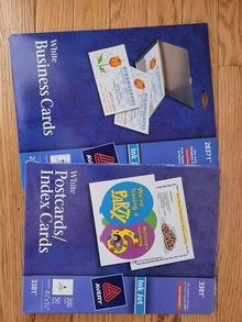 Photo of free Blank Business and Postcards from Avery (20874) #1