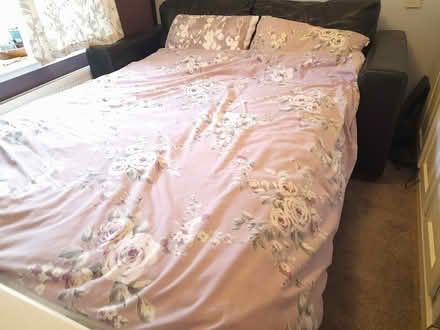 Photo of free Leather sofa bed (West Malling) #2