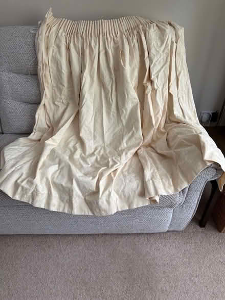 Photo of free Pair of cream curtains (Bilton CV22) #1