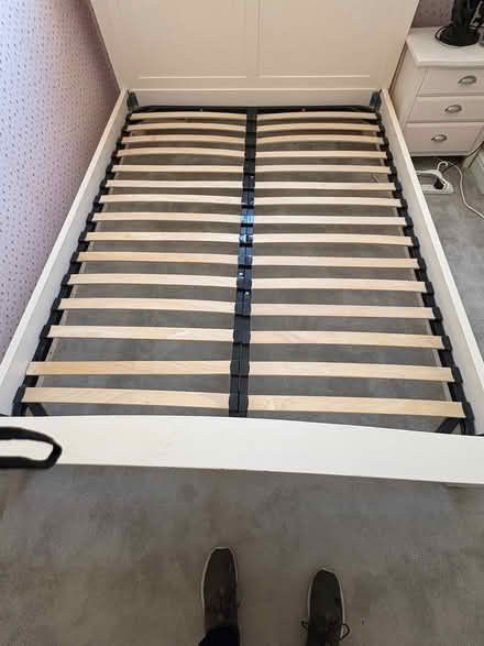 Photo of free King size bed frame and mattress (Rochford SS4 1DN) #3
