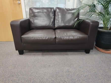 Photo of free Brown sofa 2 seat (EX5) #3