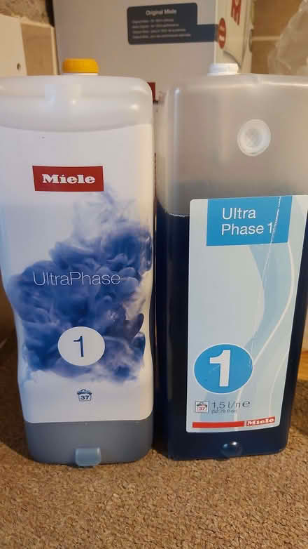 Photo of free Miele Ultraphase 1 and 2 detergent for Miele Twindos washing machine (Kendal LA9) #1