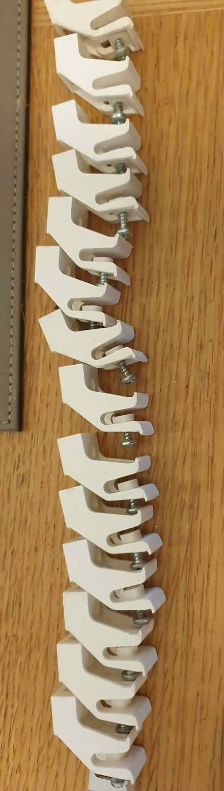 Photo of free Plastic curtain rail & fixings & hooks & mixed sized hooks (Tilehurst RG31) #3