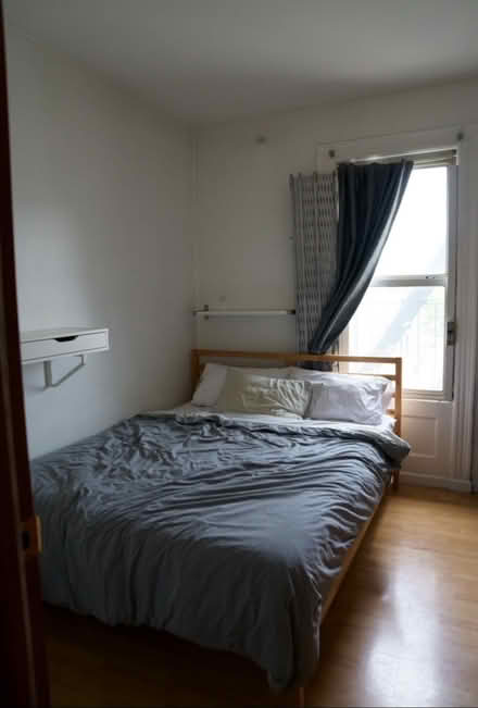 Photo of free Queen bed frame and mattress (Kensington Brooklyn) #1