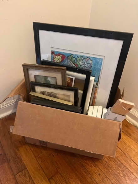 Photo of free Box of assorted frames (Flatbush/PLG) #1