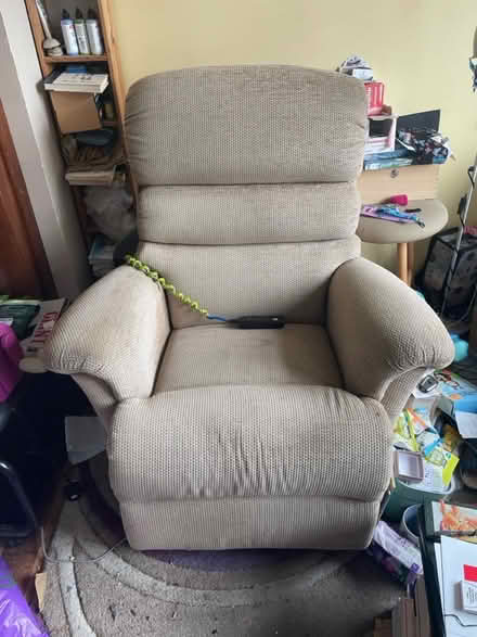 Photo of free Electric recliner in beige/taupe (Skerton) #2