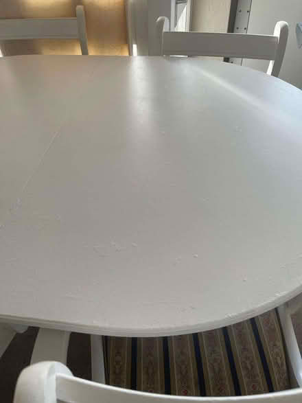 Photo of free A dining table with chairs (Totley S17) #2