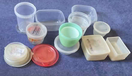 Photo of free Collection of plastic containers (AB15) #1