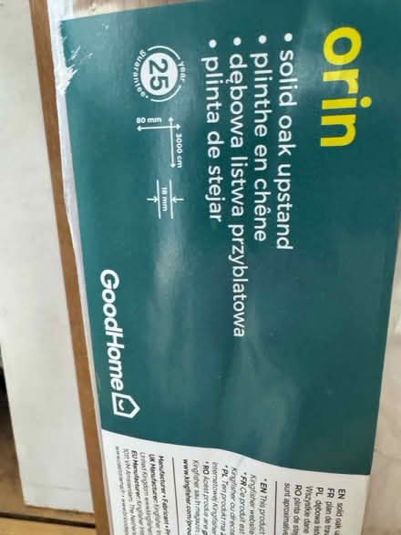 Photo of free 3x solid oak upstand (G12 Hillhead) #1