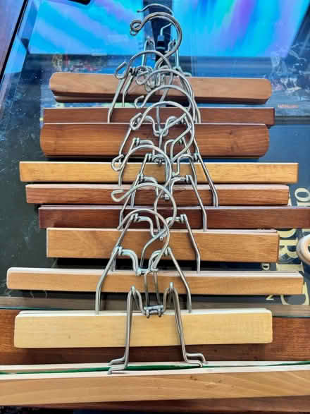 Photo of free Variety of pants / clothing hangers (Broadway Terrace Rockridge) #2