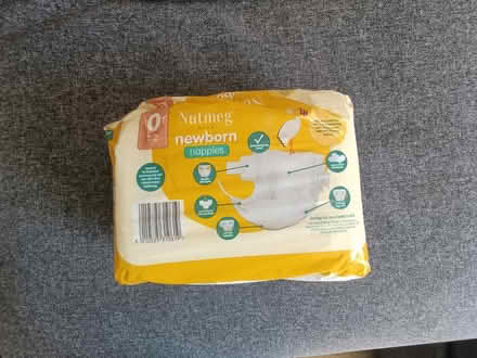 Photo of free Nutmeg newborn Nappies (Letchworth SG6) #1