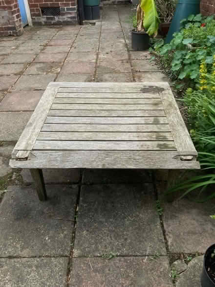 Photo of free Garden table (for repair) (Nether Edge S7) #1