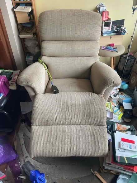 Photo of free Electric recliner in beige/taupe (Skerton) #3