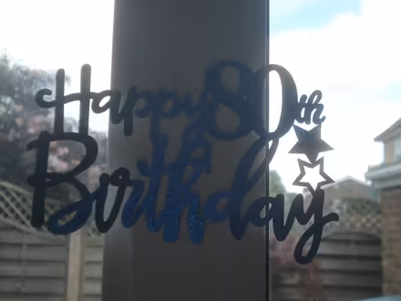 Photo of free 80th Birthday decorations (Barming ME16) #4