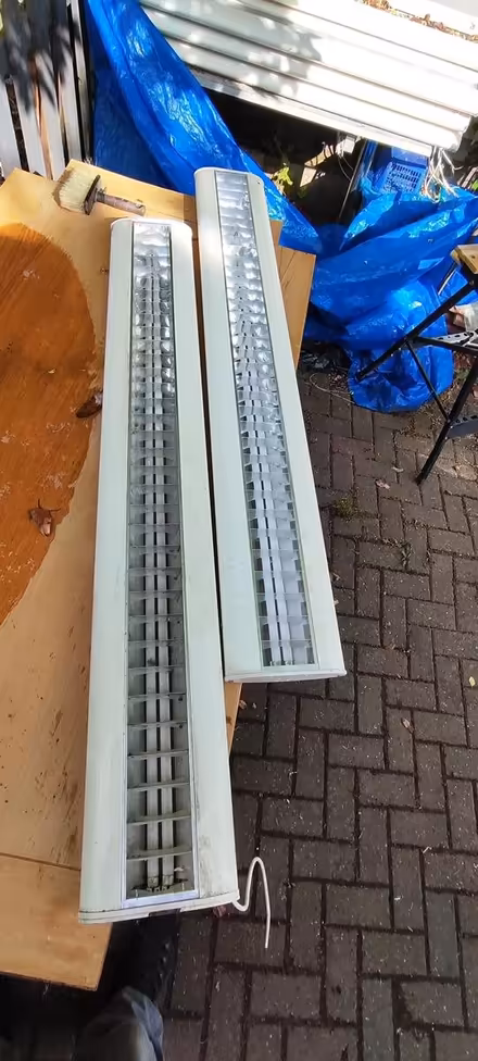 Photo of free X2 ceiling lights with tubes (Yardley, B25, Birmingham) #3