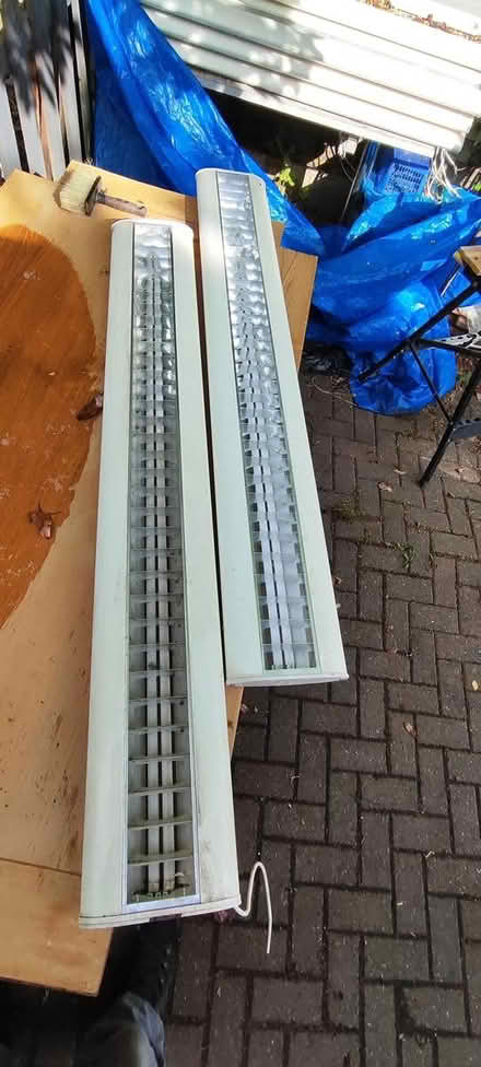 Photo of free X2 ceiling lights with tubes (Yardley, B25, Birmingham) #3