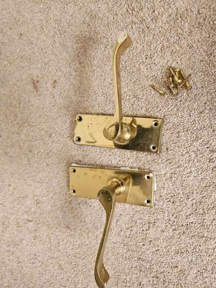 Photo of free Internal door handle x 3 pairs (Church RG2) #1