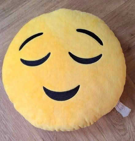 Photo of free Emoji cushion (Boughton Monchelsea ME17) #1