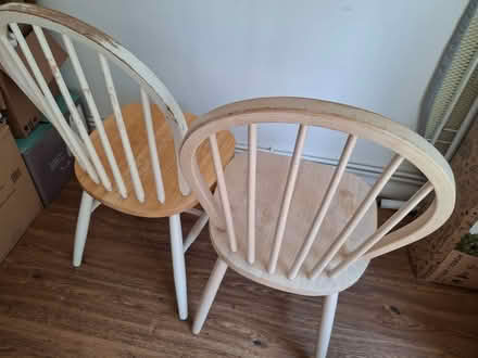 Photo of free 2 wooden chairs (TN4) #2