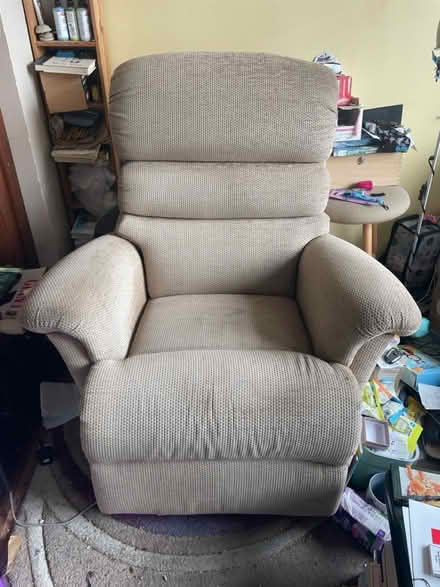 Photo of free Electric recliner in beige/taupe (Skerton) #1