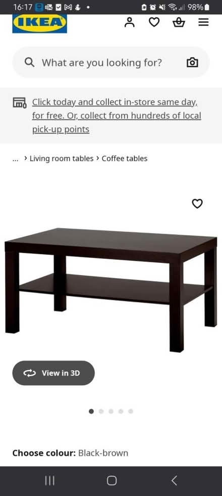 Photo of free Ikea lack table #2 (SW16 norbury) #1