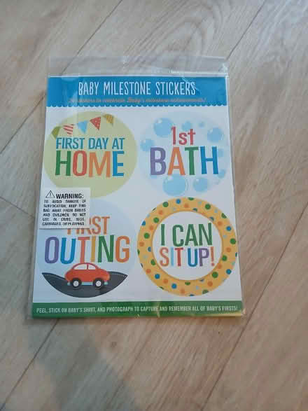 Photo of free Baby milestone stickers (PO19) #1