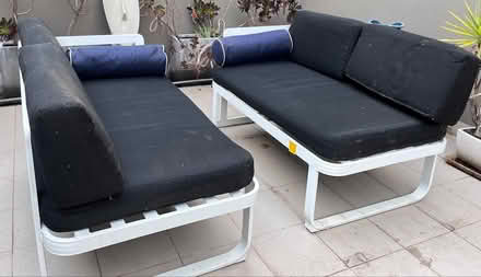 Photo of free outdoor sofa with cushions (Northcote) #1