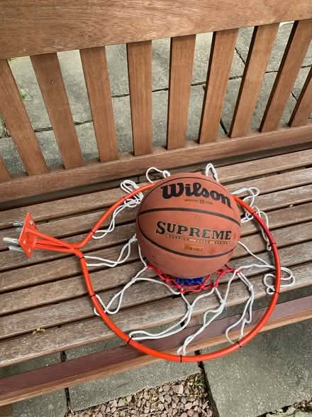 Photo of free Basketball net and Wilson basketball (Malvern Wells WR14) #4