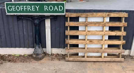 Photo of free two pallets to give away (Haslucks Green B90) #1